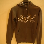 iron fist black ladies hooded jacket